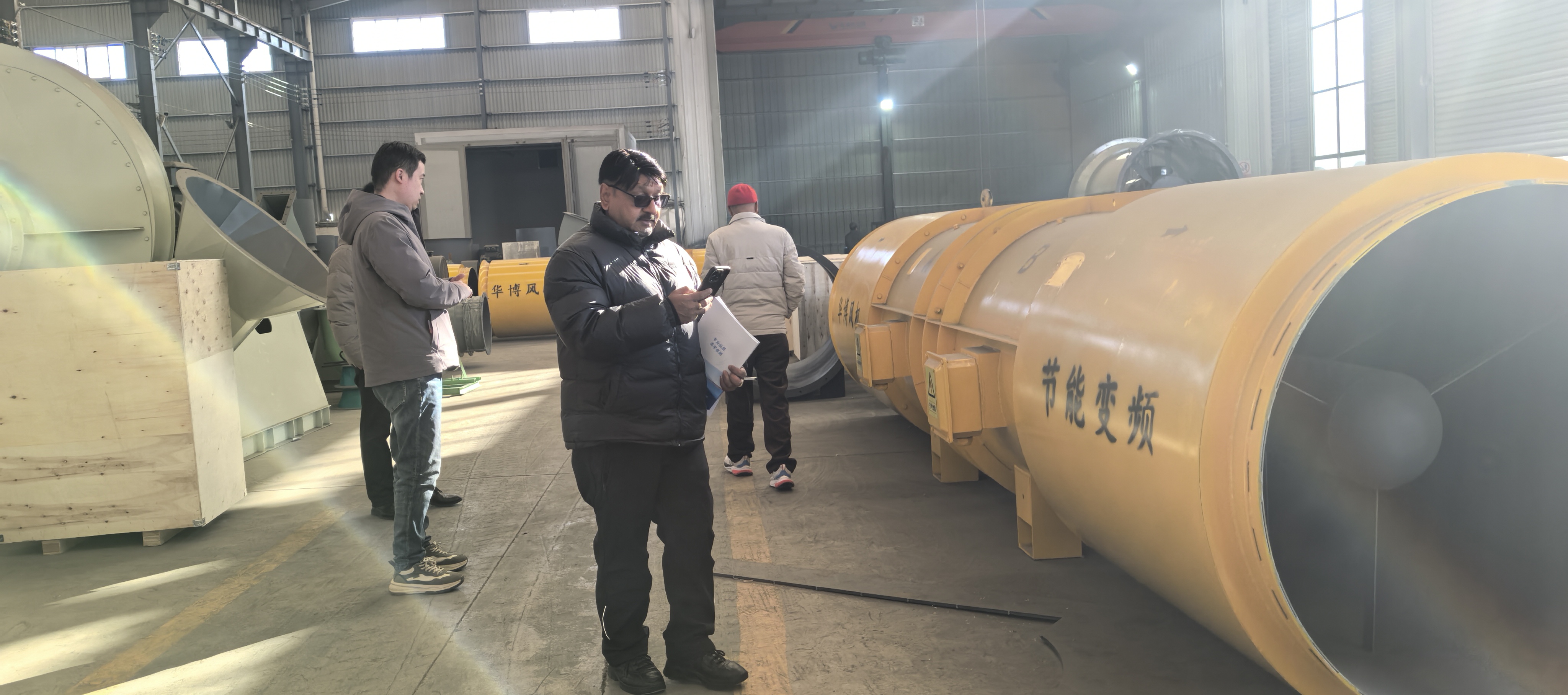巴基斯坦、韩国隧道射流风机验货